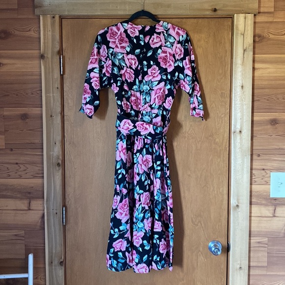 Vintage My Michelle rose floral dress - Picture 9 of 10